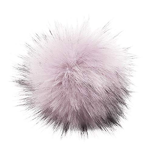 NEVRTP Kunstpelz Pom Pom für Hüte und Mützen, Kunstpelz, Winterfell ， Künstliche Plüschkugeldekoration,10cm (C-1) von NEVRTP