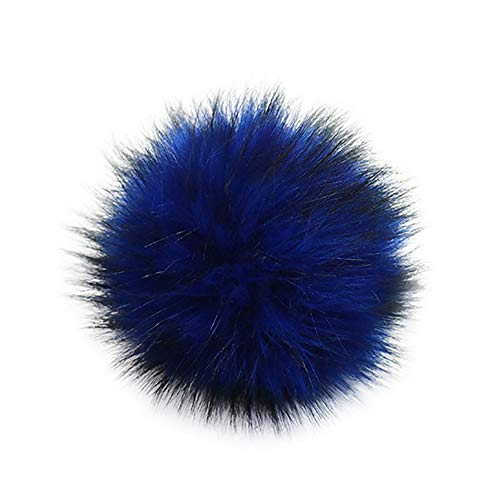 NEVRTP Kunstpelz Pom Pom für Hüte und Mützen, Kunstpelz, Winterfell ， Künstliche Plüschkugeldekoration,10cm (D-1) von NEVRTP