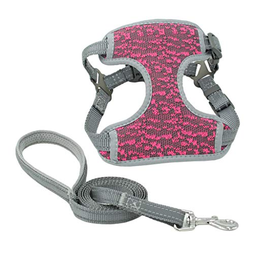 NEVRTP Reflective Pet Chest Strap Explosionsgeschützter Red Dog Traktionsseil Weste Walk Dog von NEVRTP