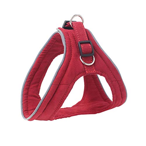 NEVRTP Reflective Pet Chest Strap Explosionsgeschützter Red Dog Traktionsseil Weste Walk Dog von NEVRTP