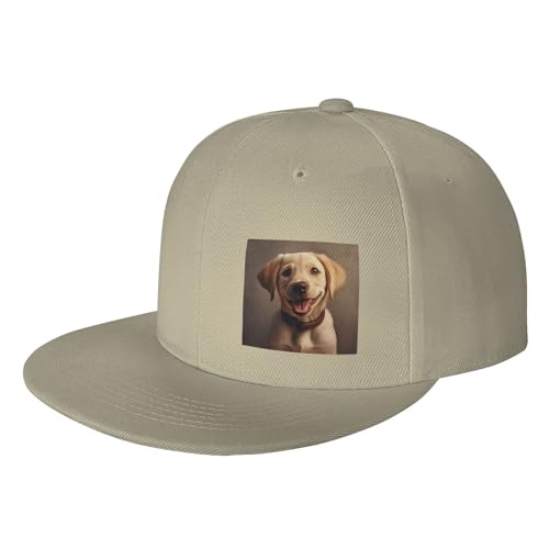 NEZIH Baseballkappe mit niedlichem Labrador-Motiv, Jahreszeiten, Sport, Hip-Hop-Stil, verstellbare Kopfbedeckung von NEZIH