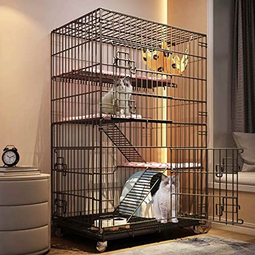 NEZIH Katzenkäfige 2/3 Katzen, Playpen Für Hunde, Haustierplaypen Für Meerschweinchen/Frettchen/B/70 * 50 * 112Cm von NEZIH