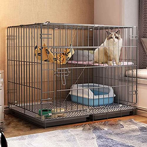 NEZIH Katzenkäfige 2/3 Katzen, Playpen Für Hunde, Haustierplaypen Für Meerschweinchen/Frettchen/B/70 * 50 * 60Cm von NEZIH