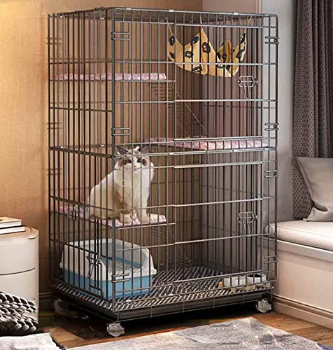 NEZIH Katzenkäfige 2/3 Katzen, Playpen Für Hunde, Haustierplaypen Für Meerschweinchen/Frettchen/B/76 * 46 * 110Cm von NEZIH