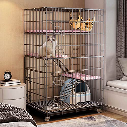 NEZIH Katzenkäfige 2/3 Katzen, Playpen Für Hunde, Haustierplaypen Für Meerschweinchen/Frettchen/B/85 * 60 * 132Cm von NEZIH