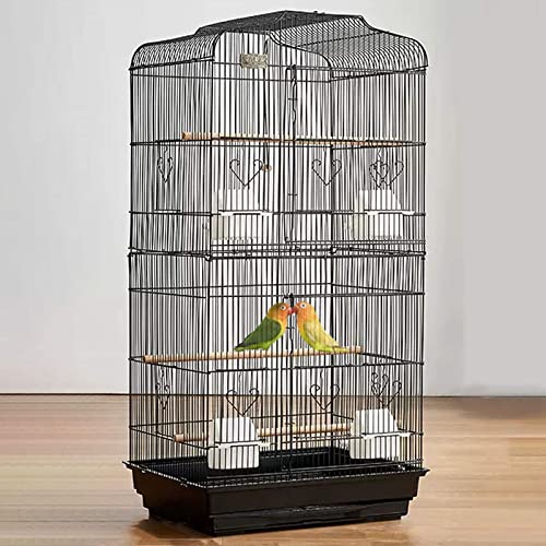 NEZIH Vogelkäfer Mit Stand- Und Schubladenschalen, Pet-Supplies-Vögel Käfige Und Zugriffe Vogelkäfer 47.5X36X93Cm/E von NEZIH