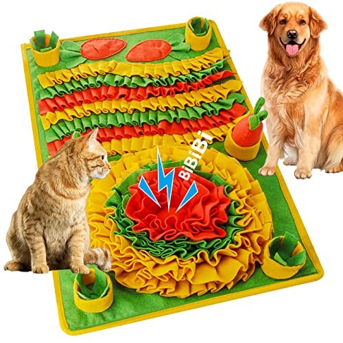 NGOKPYD Schnüffelteppich für Hunde Groß 28"x16.5"Schnüffeldecke Schnüffelmatte,Dauerhaft Hunde Intelligenzspielzeug Schnüffelspielzeug für Hunde Katzen,Langsames Essen und Stress Linderung von NGOKPYD