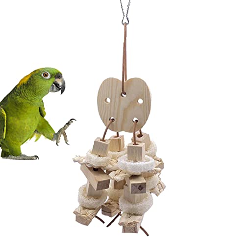 Cockatiel Toys | Papagei Nahrungssuche Spielzeug für Käfige,Klettern Naturvogel Barsch Vogel Spielzeug Vogel Papageien Spielzeug für Wellenblätter, Zwergpapapageien, fink, Parachiten, Wundulate von NGUMMS