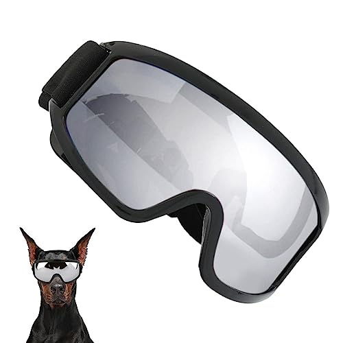 Hundebrille - Augenschutz für Hunde,Einstellbare Fahrrad Sonnenbrille Haustier-Augenschutz Anti-UV Staubdicht, um den Staub zu halten von NGUMMS