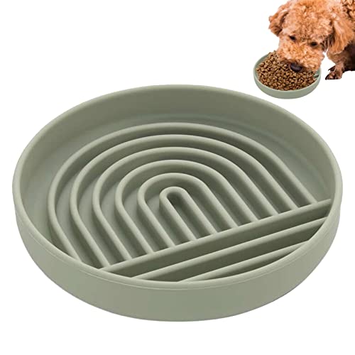 Hundepuzzle - Silikon-Langzeit-Feeder Hundeschalen | Raised Cat Dog Slow Feeder , Katze Schalen für langsames Essen, Haustier Schüssel für Katze, Hund, Katzen-Puzzle-Feeder für gesunde Ernährung von NGUMMS