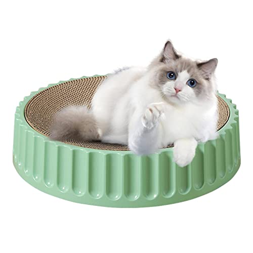 Karton Katze Scratcher - Langlebige Katzenkratzer mit hoher Dichte für Innenkatzen - Katzenmöbel Kratzpads für Innenkatzen Schlafen Katzenkratzer von NGUMMS