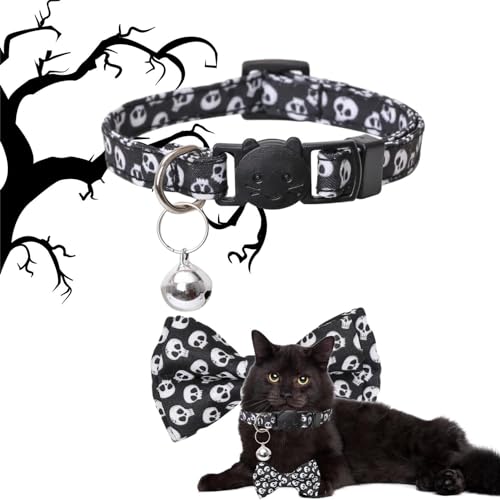 NGUMMS Fliegehalsband für Hunde,Verstellbare Glöckchenhalsbänder für Katzen für Halloween - Hundebekleidungszubehör für Fotografie, Hochzeit, Zuhause, Spazierengehen, Reisen von NGUMMS