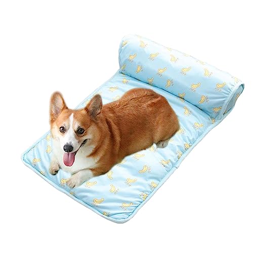 NGUMMS Kühlmatte für Katzen, niedliche Kühlmatte für Haustiere, Cool Pet Pad selbstkühlendes Haustierkissen mit buntem Druck und Kissen für Hund Katze von NGUMMS