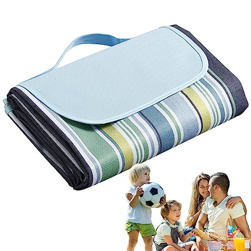 Picknickdecken Wasserdicht Faltbar,Picknickmatte Tote Picknickdecke Extra Large | Outdoor-Decke für Gras, Picknickdecken, Gras, Sand, im Freien von NGUMMS