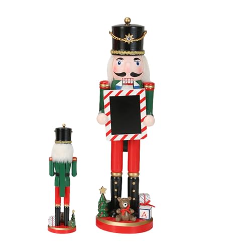 Weihnachten Nussknacker Puppe, Nussknacker Figur - Nussknacker Figuren Puppe - Traditionelle Trainer Rennknacker, Trainer Rennknacker Soldatenfigur, festliche traditionelle Figurenpuppe für von NGUMMS