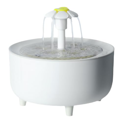 NHJGYSDY 1200 ml automatischer Katzenwasserbrunnenfilter, USB-Autofilter, transparenter Katzentrinker, elektrische Stummschaltung, Umwälzfilterung, automatischer Katzentrinknapffilter von NHJGYSDY