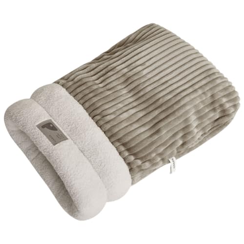 NHJGYSDY Katzenschlafsack Warm Lustig Tunnel Katzennest Weiches Plüsch Katzenhöhle Bett für 5-8kg Katzenzubehör von NHJGYSDY