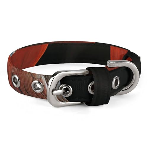 NHYDSPQ Hundehalsband, Cardinals, Vogelfauna, Wilddruck, Haustierhalsband, personalisierbar, für kleine und mittelgroße Hunde, verstellbare Größen, Stil 27 von NHYDSPQ