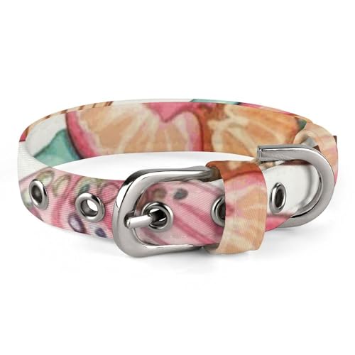 NHYDSPQ Hundehalsband, Cupcakes, Donuts, Muffins, Zucker-Druck, Haustierhalsband, Katzenhalsband für kleine und mittelgroße Hunde, verstellbare Größen, Stil 24 von NHYDSPQ