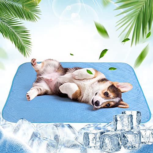 NIBESSER Kühlmatte für Hunde Pet Dog Cooling Mat Selbstkühlende Matte Hunde Katzen Haustier Kühlmatte von NIBESSER