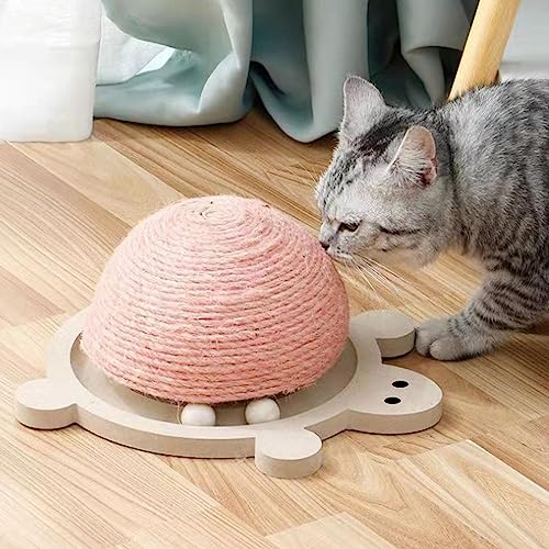 Katzenkratzbaum mit Stabiler Basis für Kätzchen und Kleine Katzen,Pink von NIBHZ