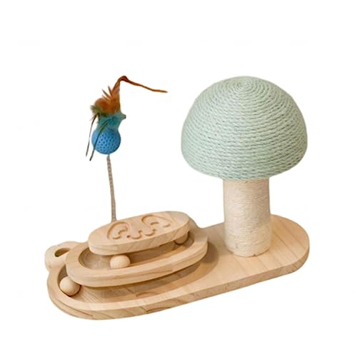 Kratzbaum für Katzen, Hochwertige Sisal-Kratzbäume mit Tracking, Interaktives Spielzeug, Vertikaler Kratzbaum für Katzen und Kätzchen Im Innenbereich,solid Wood Ball B von NIBHZ