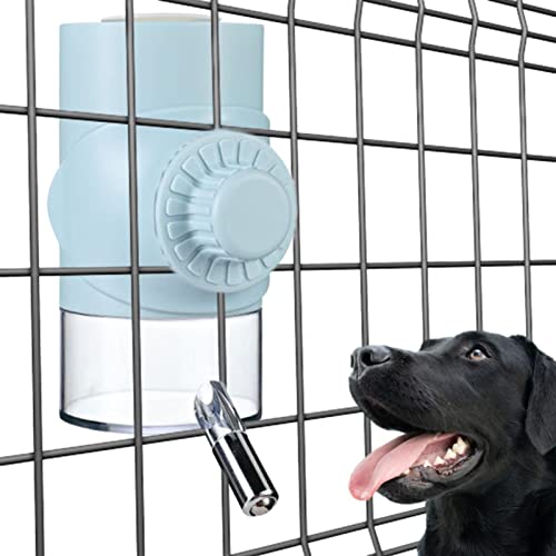 NICERAM Automatischer Wasserspender für Hunde | Leicht zu reinigender, tropffreier, auslaufsicherer automatischer Wasserspender,Pet Water Feeder Bottle Container Dispenser für Käfig oder Zwinger von NICERAM