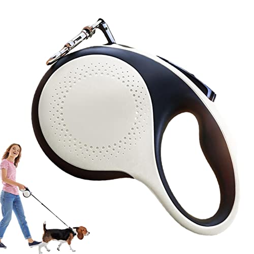 NICERAM Einziehbare Katze Hundeleine | Ergonomische 16ft Hundeleinen mit hellem LED-Licht,Verwicklungsfreie einziehbare Hundeleine für Hunde und Katzen, strapazierfähige Hundeleine von NICERAM