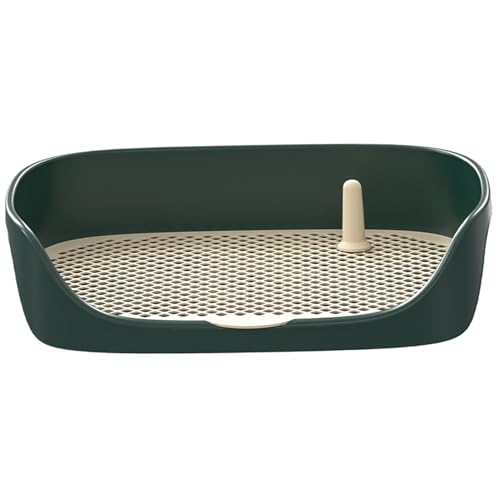 Hundetöpfchenschale, Welpentraining Pee Pad Halter, 16x12 Innenhundtöpfchen mit 4 Schutz Wandstreu Kiste Abnehmbarer Hundetoilette für Hunde unter 15 kg, Pee Pad Halter geeignet von NIDONE