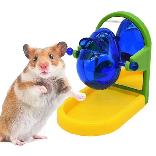 NIOIPXA Hamsterspielzeug, interaktives Futterspielzeug für Hamster, Rennmäuse, Rattenkäfig-Zubehör, Intelligenz-Wachstumskäfig-Spielzeug für Kleintiere (zufällige Farbe) von NIOIPXA