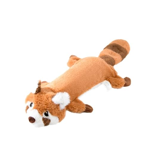 NIOIPXA Red Panda Shaped Dog Chewing Toy Dog Toy (1) von NIOIPXA