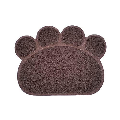 NIQIU wasserdichte Haustier Katzenstreu Matte Niedliche Klauenform Fütterung Pad PVC Einfache Reinigung Doppelschicht Katzen Toilettenmatten für Haustier Katzen Supplies-3,China von NIQIU