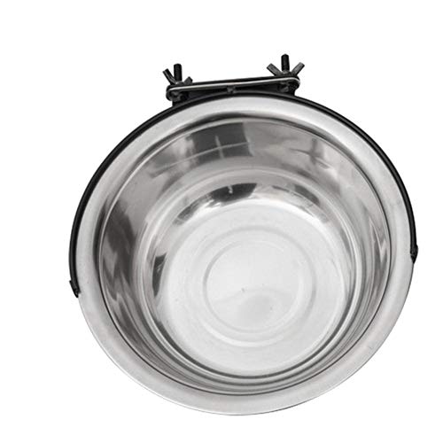 Pet Dog Bowl Edelstahl Hängende Schüssel Halter Futterautomat für Welpen Katze Vogel Papagei Futter Wasserkäfig Schalen Haustier Fütterung Produkt-4, China von NIQIU