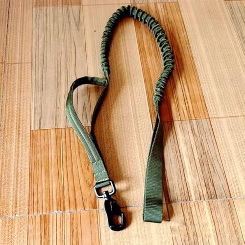 Hundehalsband-Leine-Set Training Verstellbare Halsbänder für große K9 mittelgroße Hunde mit leuchtendem Griff-Grün, L42-54 cm von NITONAMI