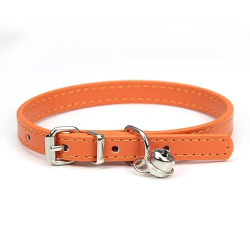 NITONAMI 3 Stück Hundehalsband Verstellbare Katzenhalsbänder mit Glöckchen Katzenhalsband Glöckchenkette Sicherheitsverstellbares Nylon-Katzenhalsband Welpenhalsband-D,15cm-23cm von NITONAMI