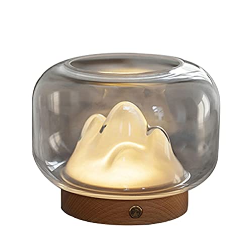 Kreative professionelle Fischbecken, Aquarium Kreative Büro Hause Desktop Schreibtisch Lampe Aquarium Dekoration Ornamente Zierfische Tank Runde Glas Aquarium Aquarium Tank von NIUSABOU