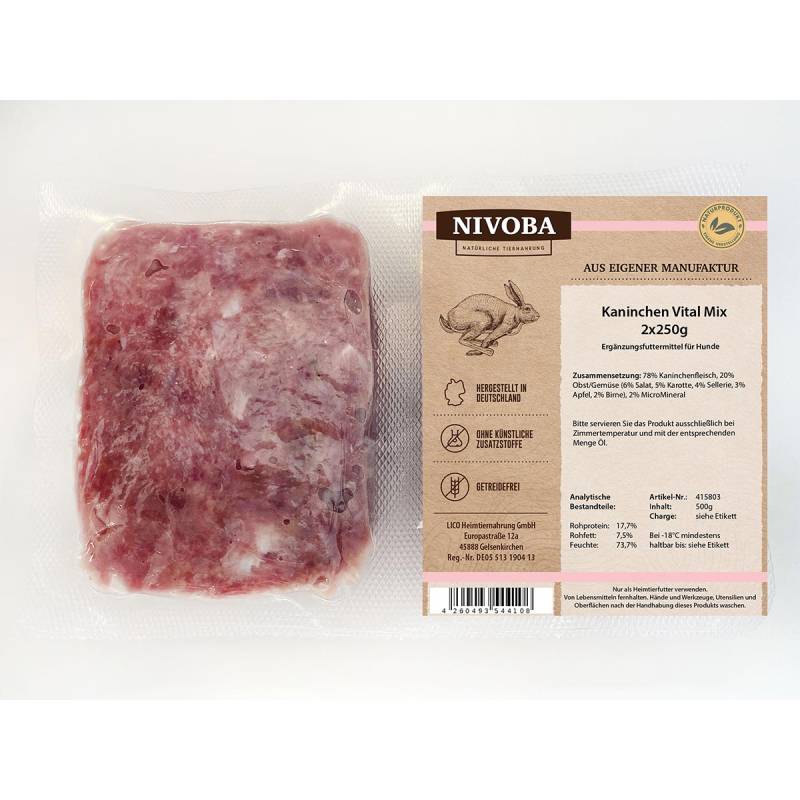 Nivoba Kaninchen Vital Mix 28x2x250g von NIVOBA