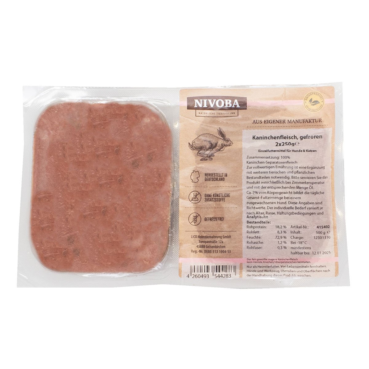 Nivoba Kaninchenfleisch 14x2x250g von NIVOBA