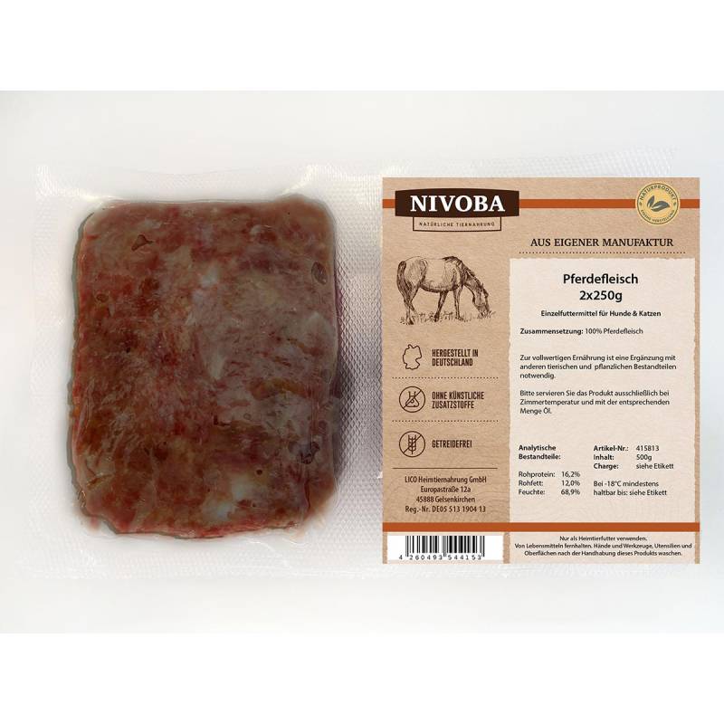 Nivoba Pferdefleisch 28x2x250g von NIVOBA