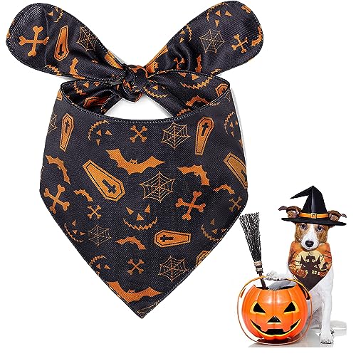 Hundehalstücher Schal Hund Happy Halloween Geburtstag Party Supplies Feiertage Hund Bandana Halloween Waschbar Hund Dreieck Halstuch Lätzchen für Hunde Katzen Haustier Kostüm Versorgung von NIXBYO