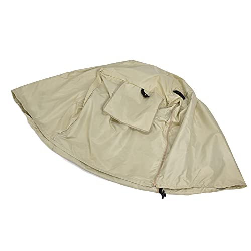 wasserdichte, Staubdichte Hunde-Drahtkäfig-Abdeckung, Haustierkäfig-Abdeckung, Innen- und Außenschutz, 109 X 76 X 74 cm (Beige) von NIZUUONE