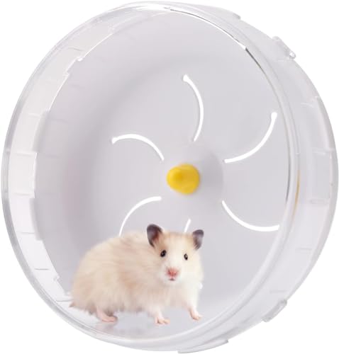 Hamster-Laufrad, 8. 7,6 cm leises Spinner-Übungsrad, Joggen, Haustiere, Laufen, Sport, Joggen, Rad, leise, großes Spinner, Übung, Laufrad für Hamster, Rennmäuse, Mäuse oder andere Kleintiere von NKFOOPDU