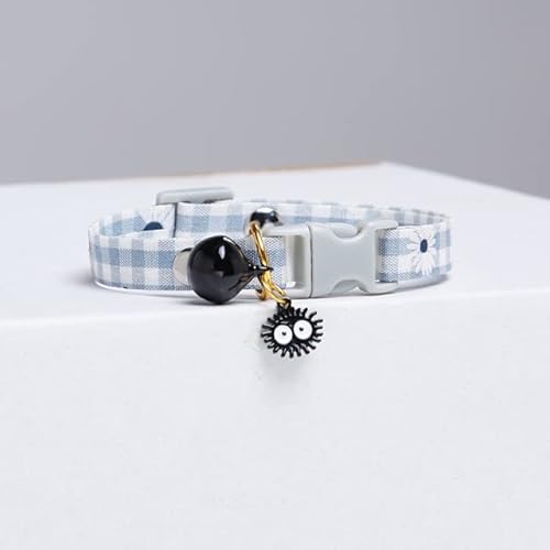 Halsband Candy Avocado Anhänger Katze Plaid Katzenhalsbänder Glocke Cartoon Halskette Verstellbares Halsband für Katze Kleiner Hund Haustier Katze Zubehör von NMLXLCR