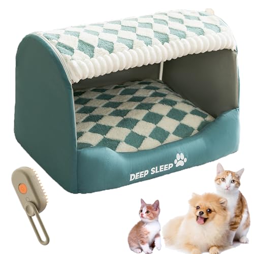 Doggocomfy - Doggocomfy Cozy Dog House, Doggo Comfy Cozy Dog House Bed, Fall and Winter Warm Dog Cave, Foldable Inside Dog House With Removable Cushion for Small Medium Large Dogs Cats (B,2XL) von NNBWLMAEE