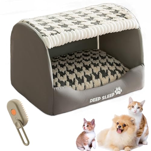 Doggocomfy - Doggocomfy Cozy Dog House, Doggo Comfy Cozy Dog House Bed, Fall and Winter Warm Dog Cave, Foldable Inside Dog House With Removable Cushion for Small Medium Large Dogs Cats (C,2XL) von NNBWLMAEE