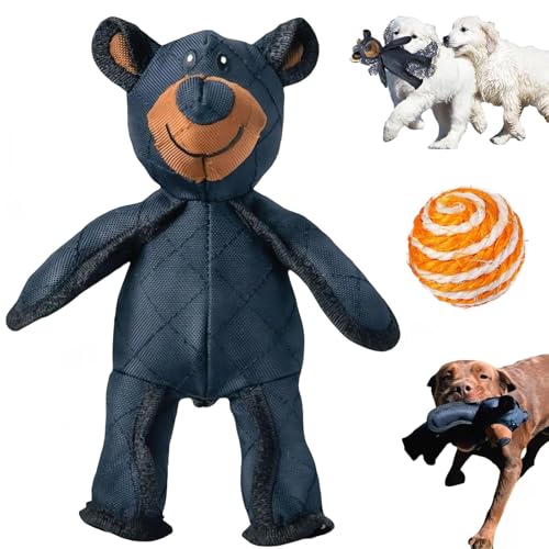 NNBWLMAEE Unbreaka-Bear, Indestructa Bear, Durabear Indestructible Bear Dog Toy, Unbreakable Teddy Extreme Bear 2.0 Dog Toys, for Aggressive Chewers Dogs, Large Dogs (1pcs-a) von NNBWLMAEE