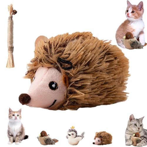 NNBWLMAEE Yiffany Featherfun Flyer, Feather Fun Flyer, Petsboro Featherfun Flyer, Flapping Bird Cat Toy, Chirping Bird Cat Toy Flapping Wings, Cat Bird Toy Flapping for Indoor Cats, Srealistic (A) von NNBWLMAEE