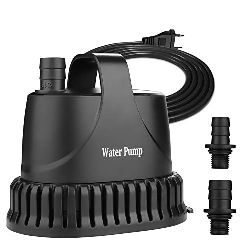 NO.17 Tauchpumpe Wasserpumpe 40W, 3000 L/H Aquarium Pumpe Ultra-Quiet Teichpumpe Unterwasser für Teich, Gartenbrunnen Aquarium von NO.17