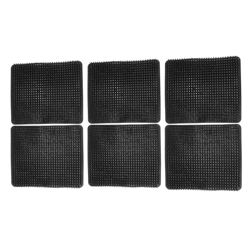 6 Stück Hühner-Nistkasten-Pads, PE-Hühner-Pads, Hühnernest-Matte Hühnerstall, Eierablage-Zubehör (Schwarz) von NOENNULL