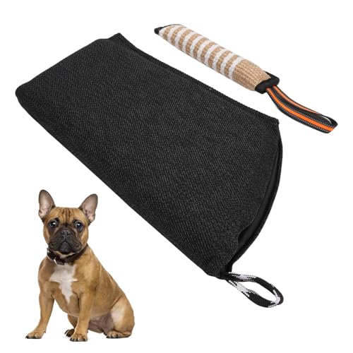 NOENNULL Hundebiss Training Set Hundebiss Trainingsausrüstung, Harte Hundebisshülle mit Bisskissenschleppzeug, Professionelle Hundetrainingausrüstung Training Deutsch Schäferhund Welpe von NOENNULL